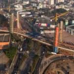 Obras do Viaduto Estaiado Robert Kennedy ultrapassam mais de 90% de execução com nova etapa de concretagem